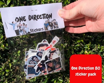 80 pack of One Direction stickers