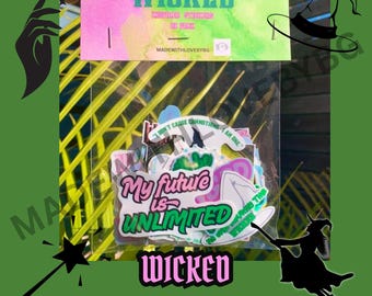 Op Wicked geïnspireerde stickers, 80 stuks