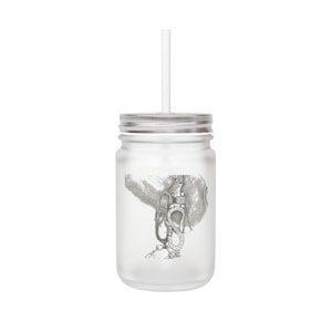 Western, Horse, Bit, Buckaroo, Cowboy Mason Jar Glass