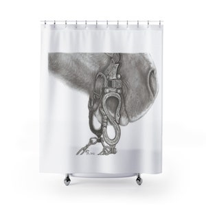 Western, Buckaroo, Horse Shower Curtain