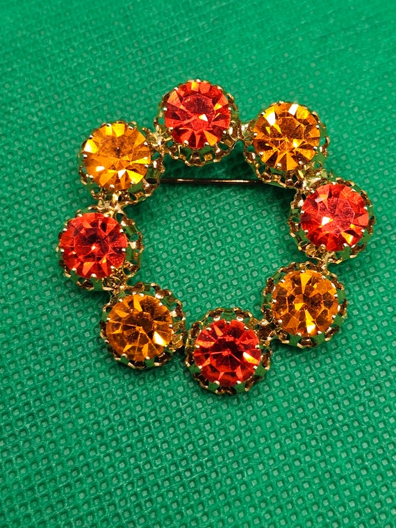 Gorgeous Stunning Beautiful Vintage Brooch Made I… - image 1