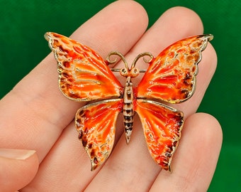 Vintage Signed Weiss Butterfly Brooch