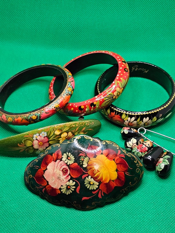 Lot of Russian Hand Painted Wear