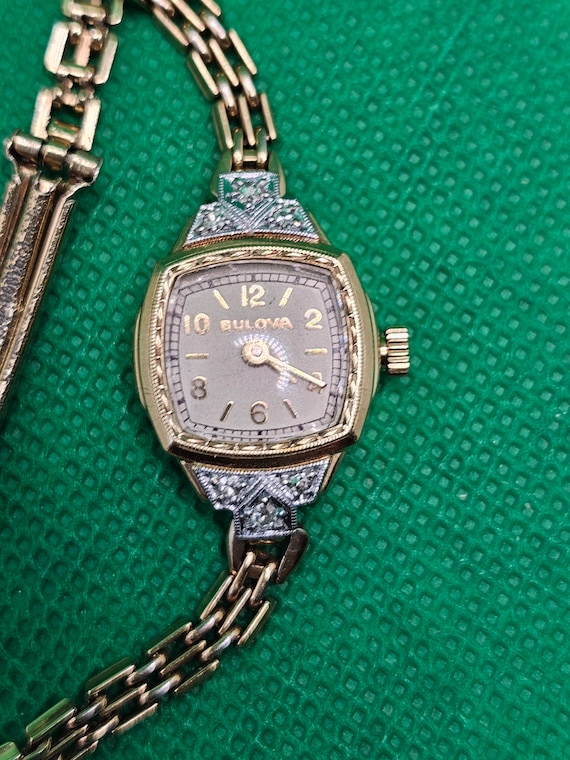 Vintage Bolova 10k Gold Filled Ladies Watch