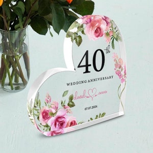 Cadeau de mariage personnalisé, plaque acrylique calendrier de mariage, cadeau de mariage pour couple, cadeau de plaque de mariage pour couple, cadeau de mariage