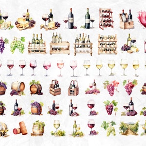 600 Watercolour Cocktail Clipart, Signature Cocktail, Alcohol Illustrations, Non Alcoholic Drinks, Beers Clipart, Beverage Clipart image 9