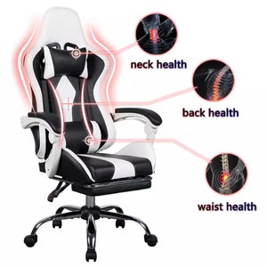 Ergonomic Massage Gaming Chair image 5