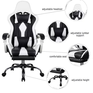 Ergonomic Massage Gaming Chair image 3