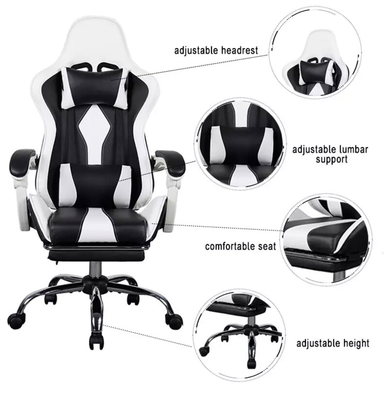 Ergonomic Massage Gaming Chair image 3