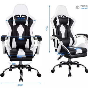 Ergonomic Massage Gaming Chair image 4