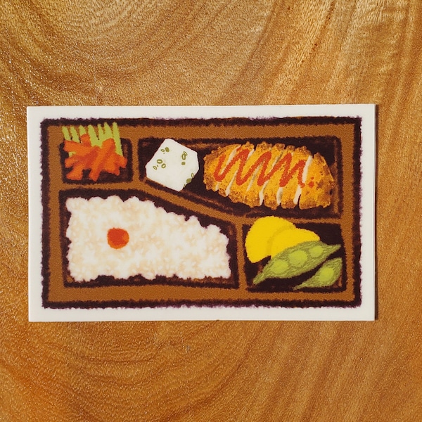 Hawaii Food Katsu Bento Vinyl Sticker