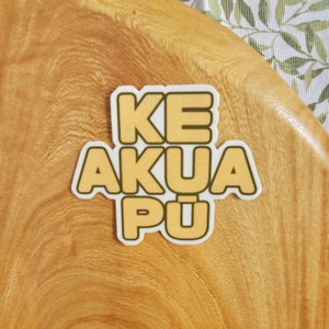 Ke Akua Pu (God Be With You) Vinyl Die Cut Sticker