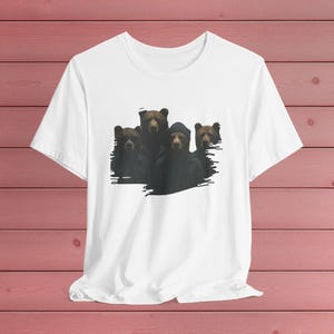 Bear Nature Lover Unisex Tee: Campfire Outdoor Apparel
