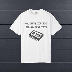 Retro Music Festival T-Shirt: Garment-Dyed Cotton Graphic Tee