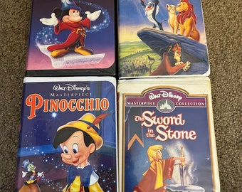 2024超人気 Disney Vintage Rare Black VHS Edition Masterpiece & Diamond ノベルティグッズ