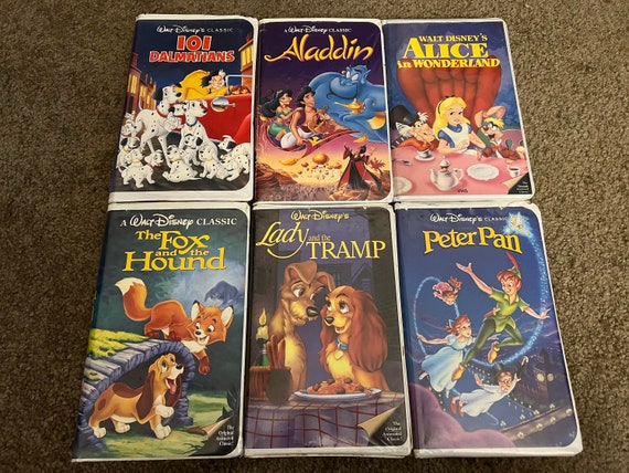 Rare Vintage Disney Black Diamond & Masterpiece Edition VHS