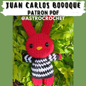 Juan Carlos Bodoque Crochet Amigurumi Pattern