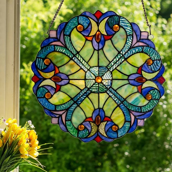 Stained Glass Window Panel Etsy