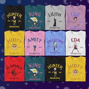 Disney The Owl House Character Shirt, Owl House Hexside School Shirt, Disney The Owl House Shirt, Hexside School Of Magic And Demonics