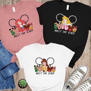 Disney Princess Best Day Ever Tee, Princess shirt, Disney Princess Birthday Shirt, Disney Princess Characters Shirts, Disney Girl Tee
