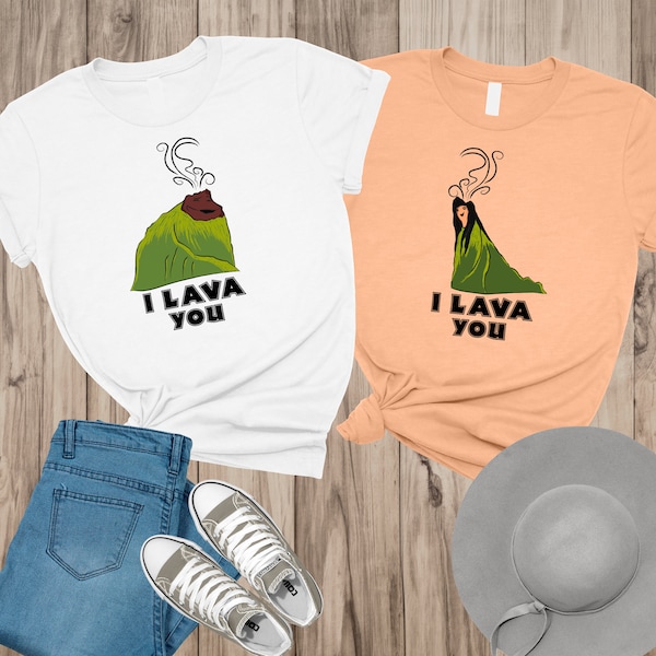 Uku and Lele Shirt, I Lava You Shirt, Lava Film, Disney Couple Shirt, Disney Family Shirts, For Her Shirt, Disney Gifts