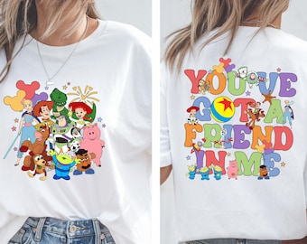 You've Got A Friend In Me Shirt, Toy Story Characters Shirt, Disney Toy Story Shirt, Buzz Lightyear Shirt, Disney Friendship Shirt