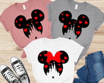 Mickey Castle Shirt, Disney Castle Shirt, Family Shirts, Minnie Mouse Tees, Disneyland Shirt, Disneyworld Shirt, Mickey Shirt