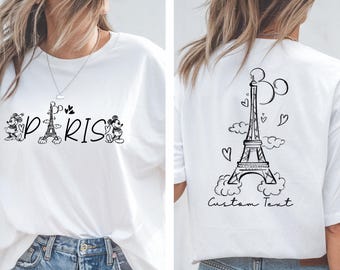 Mickey Mouse Paris shirt, Disney Paris Shirt, Mickey Minnie Eiffel Tower Shirt, Disneyland Paris Vacation Shirt, Disney Couple Shirt