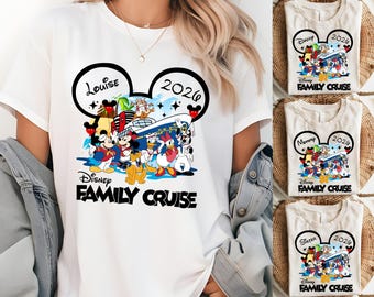 Disney Cruise 2026 Shirts, Disney Cruise Group Shirt, Disney Cruise Shirt, Disney Custom Shirt, Family Cruise Shirt, Cruise Custom Shirt