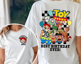 Toy Story Best Birthday Shirt, Custom Disney Birthday Boy Tee, Toy Story Birthday Boy Shirt, Disney Squad Shirt, Personalized Birthday Shirt