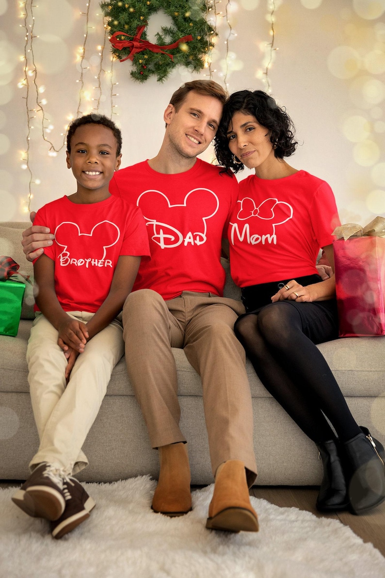 Family Mouse Shirt, Mom Dad Baby 2026 Shirt, , Disney Mom Shirt, Disneyland Tee, Disney Family Shirt, Magical World, Disney Adventure image 2