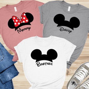 Mickey Mouse Family Shirt, Disneyland Family Matching Shirt, Disneyworld Matching Shirts, Mickey and Minnie Shirt, Disneyland Trip