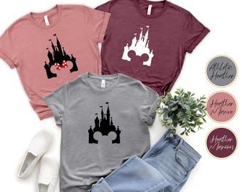 Disney Castle Mickey Shirt, Disney Vacation Tee, Mickey Minnie Shirt, Disneyland Sweatshirt, Magic Kingdom Shirt, Disney Castle Shirt
