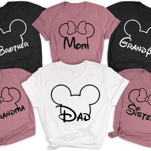 Family Mouse Shirt, Mom Dad Baby 2026 Shirt, , Disney Mom Shirt, Disneyland Tee, Disney Family Shirt, Magical World, Disney Adventure image 1