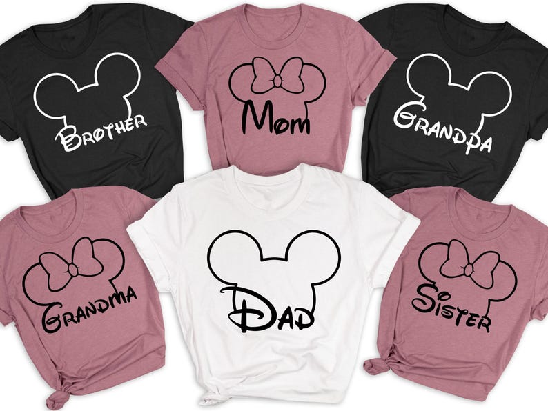 Family Mouse Shirt, Mom Dad Baby 2026 Shirt, , Disney Mom Shirt, Disneyland Tee, Disney Family Shirt, Magical World, Disney Adventure image 1