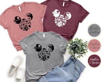Star Wars Shirt, Disney Mickey Ear Tee, Galaxy's Edge Shirt, Disneyland Sweatshirt, Star Wars Gifts, Disney Family Trip Shirt