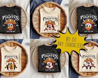 Mickey Pirate shirt, Disney Cruise Shirt, Yo Ho Yo Ho tee, Pirates of the Caribbean, family trip tee, Pirate Life Disney shirt