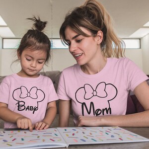Family Mouse Shirt, Mom Dad Baby 2026 Shirt, , Disney Mom Shirt, Disneyland Tee, Disney Family Shirt, Magical World, Disney Adventure image 4