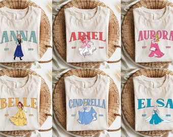 Est Disney Princess Shirt, Magic Kingdom Shirt, Disney Princess Shirt, Elsa Shirt, Disney Toddler Shirt, Disney Family Shirt