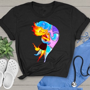 Disney Elemental Ember And Wade Shirt, Elemental Chemical Reaction Shirt, Disney Pixar Elemental, Disney Family Shirt, Disneyworld Shirts