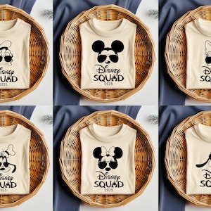 Disney Mickey Squad 2025 Shirt, Family Disney Shirts, Disney Squad Tees, Disney World 2025 Shirts, Matching Disney Family Shirts, Sweatshirt