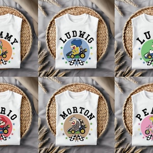 Super Mario Kart Shirt, Super Mario Character Shirt, Super Mario Family Shirt, Super Mario Gaming Shirt, Mario & Friends Shirt