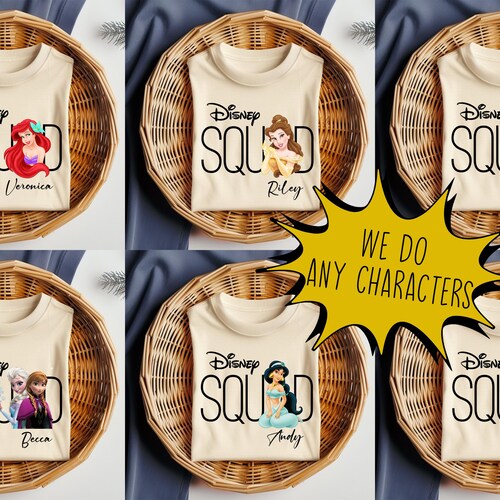Disney Squad Shirt, Custom Disney Shirt, 2026 Disney Family Shirt, Disney Trip Shirt, Mickey & Friends Shirt, Disney Kids Shirt
