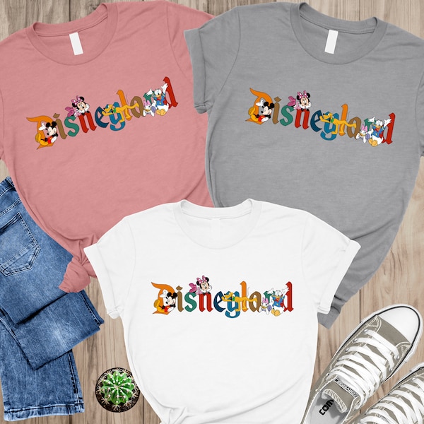 Mickey and Gang, Mickey and Friends Shirt, Mickey Disneyland Shirt, Disney shirt for women men, Disneyland Shirt