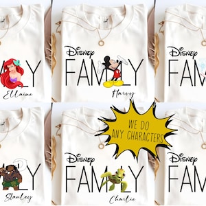 Disney Family Shirt, Custom Disney Family Shirt, Disney Squad Shirt, 2025 Disney Family Shirt, Disney Trip Shirt, Disney Kids Shirt