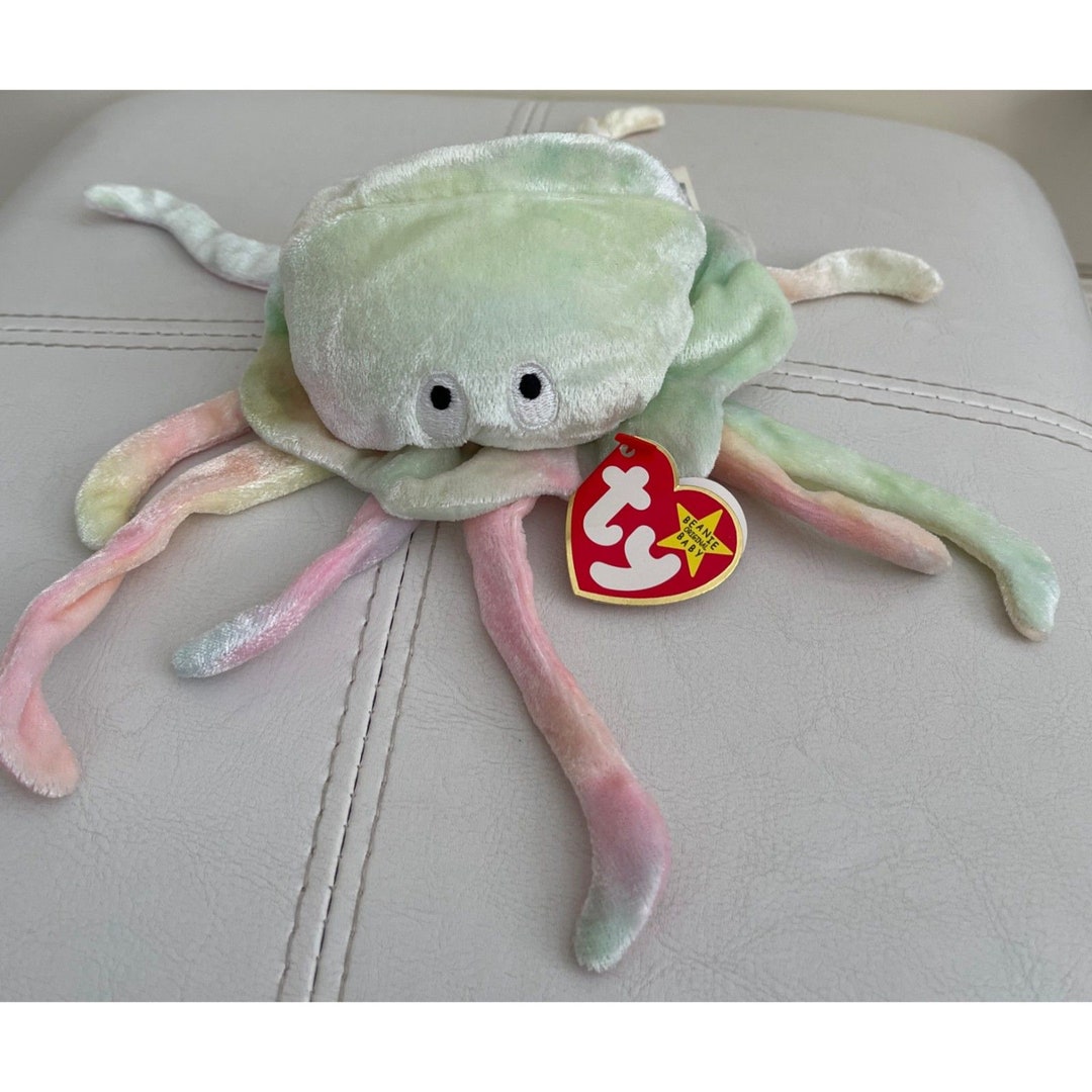Ty Original Beanie Babies Collection 1998 Goochy the Jellyfish Etsy