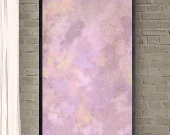 Lilac Abstract Art Print, Modern Home Decor (Digital Download)