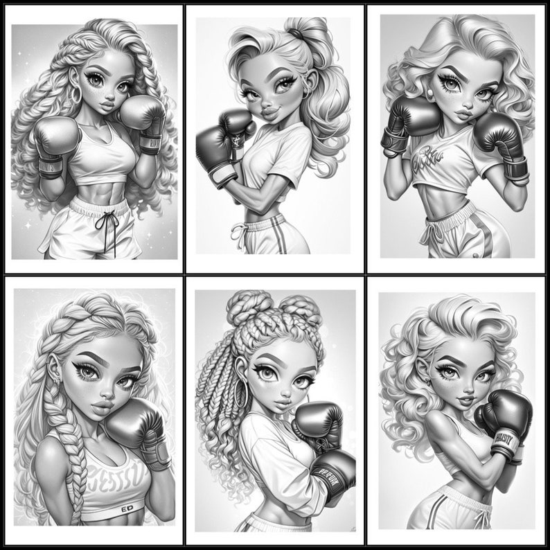 Boxing Pin Up Boxer - Etsy