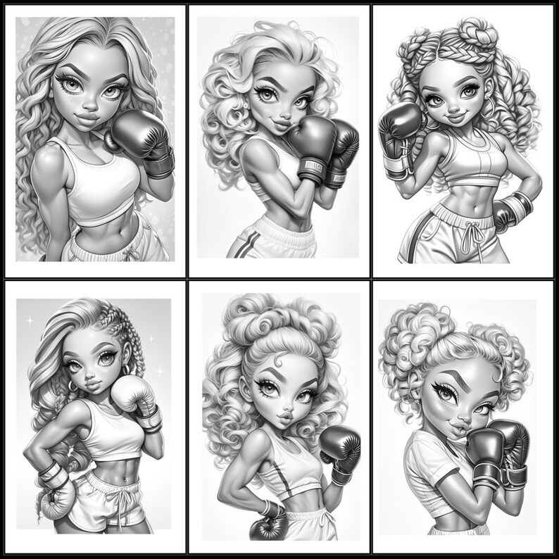 Boxing Pin Up Boxer - Etsy