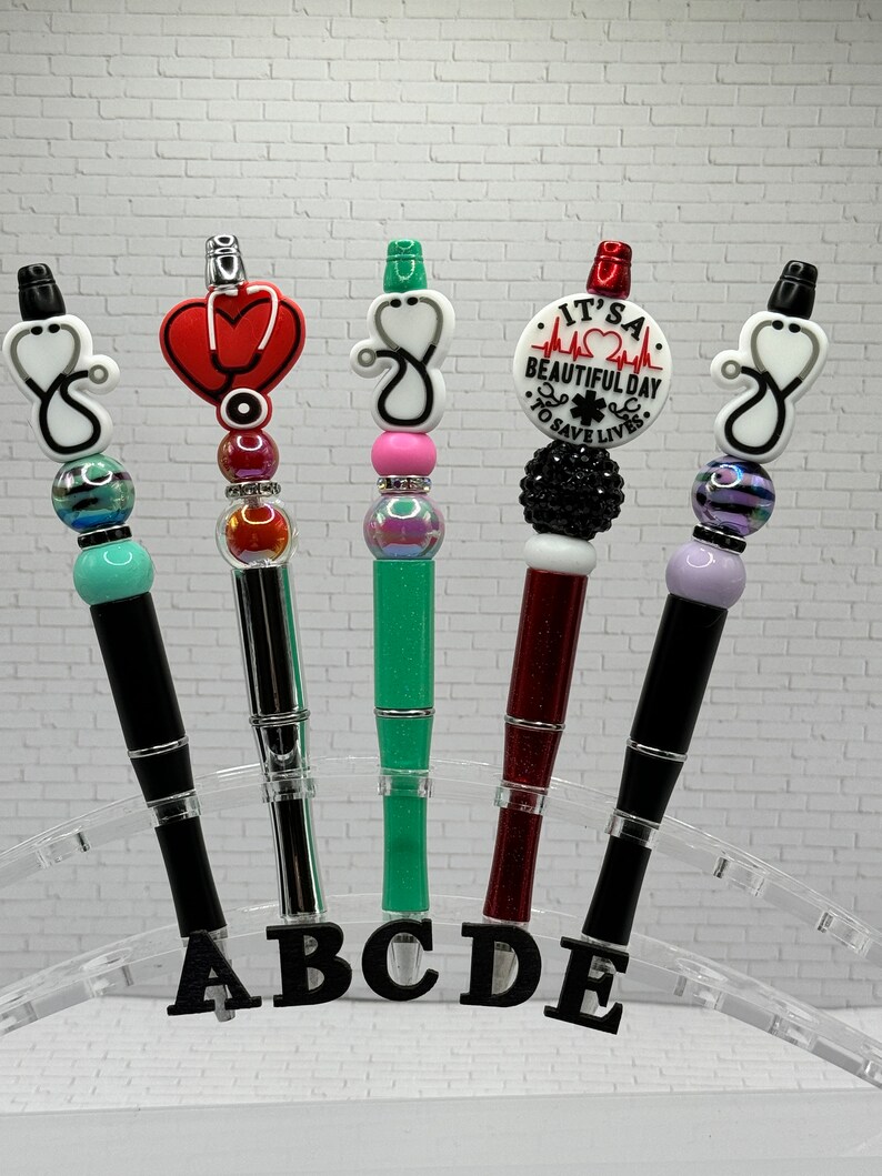 Nursing / Medical Beaded Pens Etsy